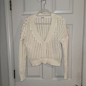 Steve Madden Women's Cream Knit Sweater